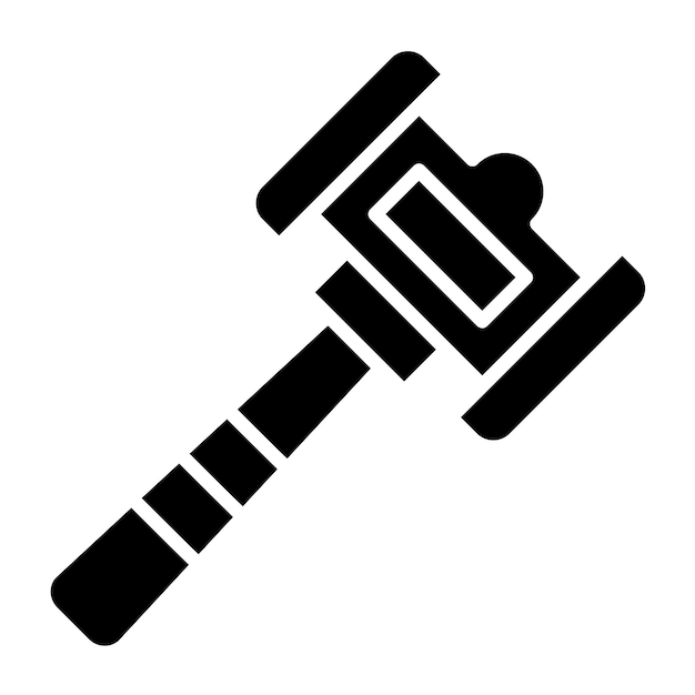 Vector Design Gavel Icon Style