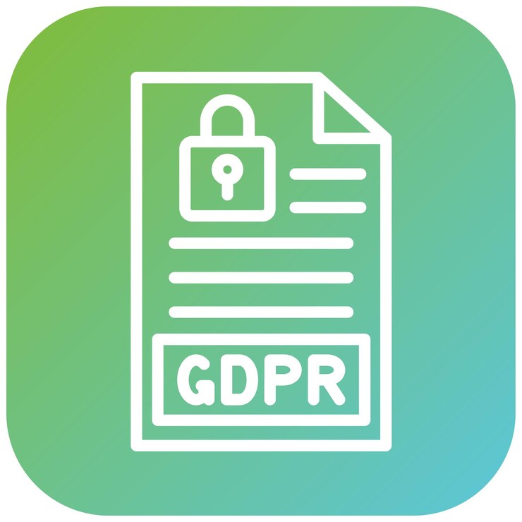 Vector vector design gdpr policy icon style