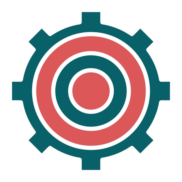 Vector vector design gear icon stijl