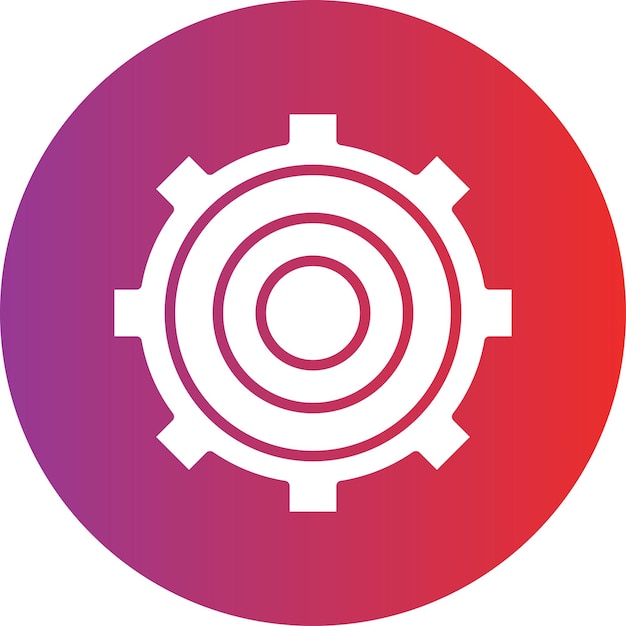 Vector Design Gear Icon Style