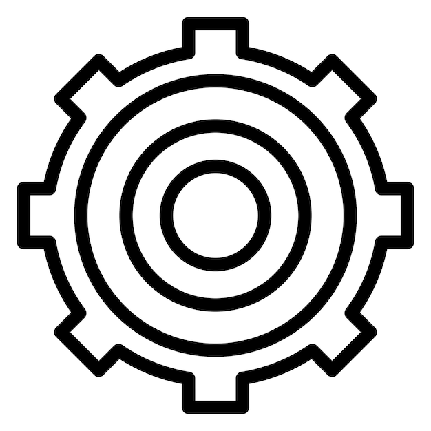 Vector vector design gear icon style