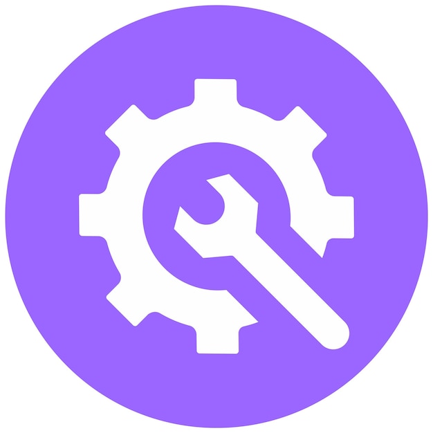 Vector Design Gear Icon Style