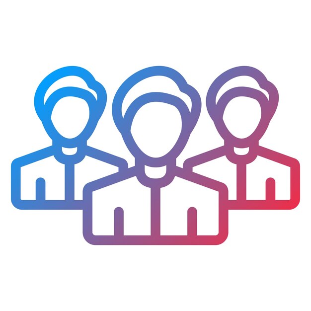 Vector Design Gemeenschap Icon Style
