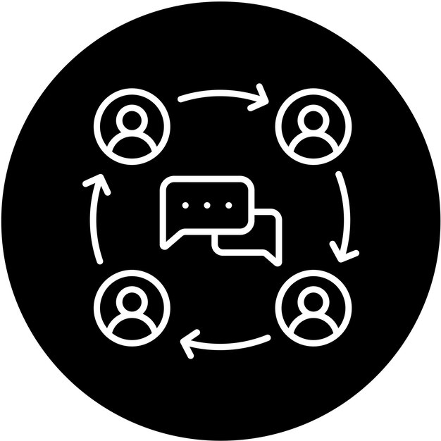 Vector Design Gemeenschap Icon Style