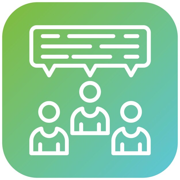 Vector Design Gemeenschapsbetrokkenheid Icon Style