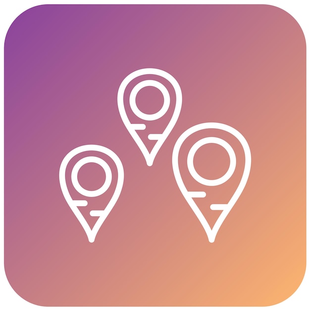 Vector Design Geotag Icon Style