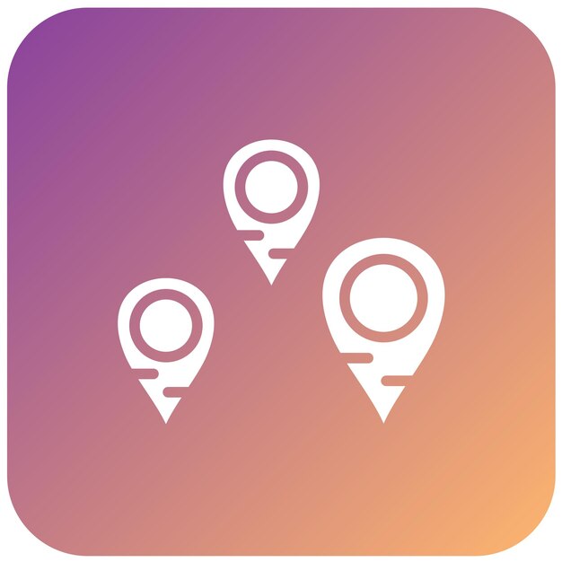 Vector Design Geotag Icon Style
