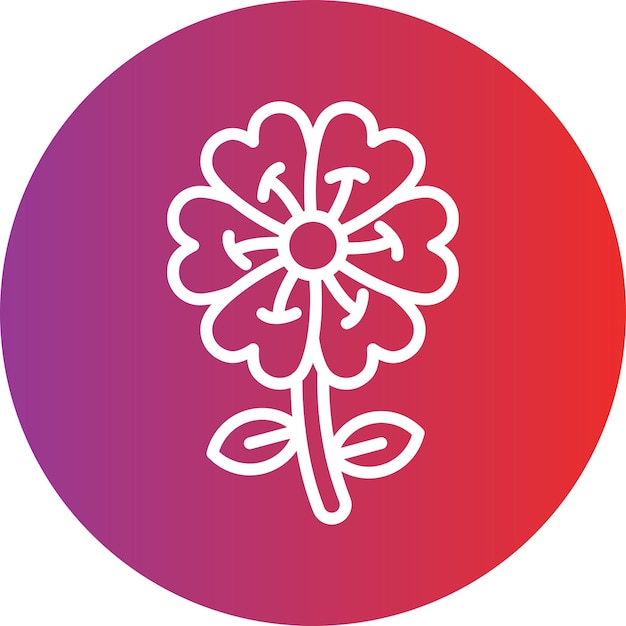 Векторный дизайн Geranium Icon Style