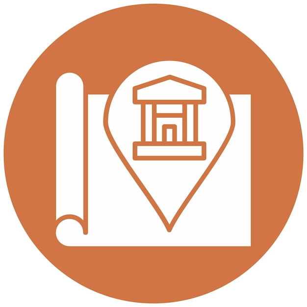 Vector Design Getting Here Icon Style