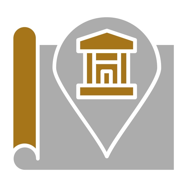 Vector Design Getting Here Icon Style