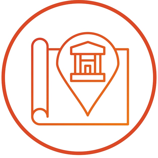 Vector Design Getting Here Icon Style