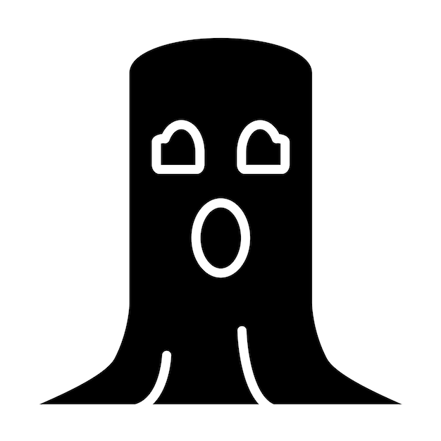 Vector vector design ghost icon style