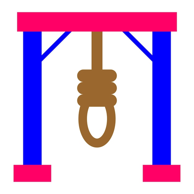 Vector design gibbet icon style