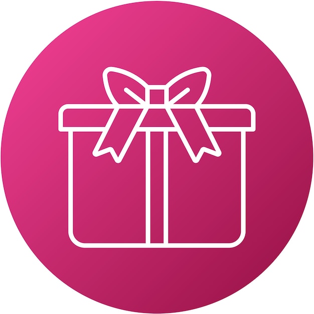 Vector vector design gift icon style