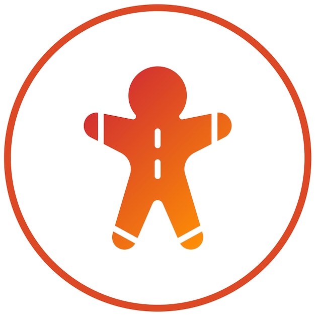 Vector Design Gingerbread Grove Icon Style