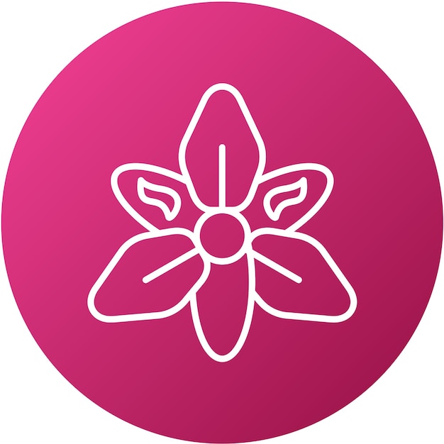 Vector vector design gladiolus icon style