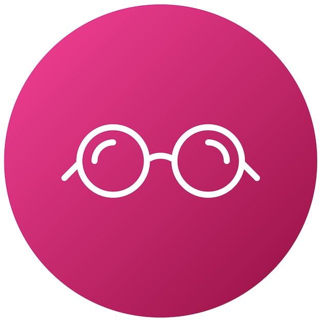 Vector Design Glasses Icon Style