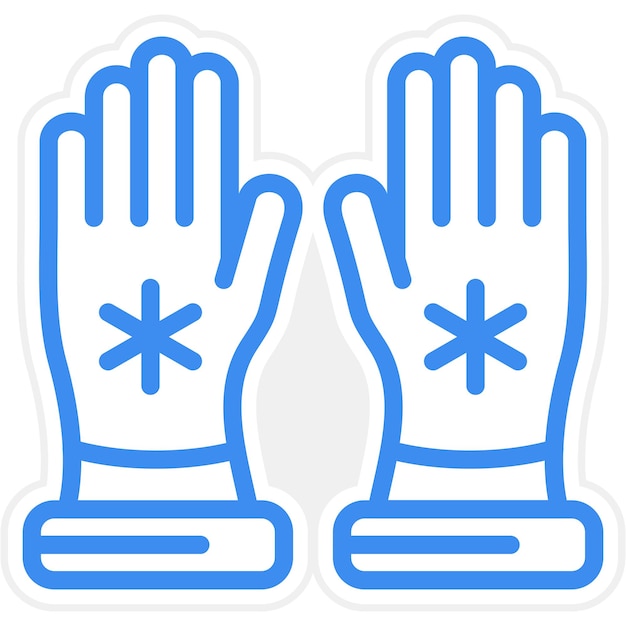 Vector vector design gloves icon style