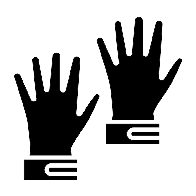 Vector Design Gloves Icon Style