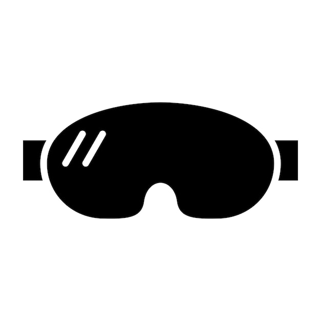 Vector Design Goggles Icon Stijl