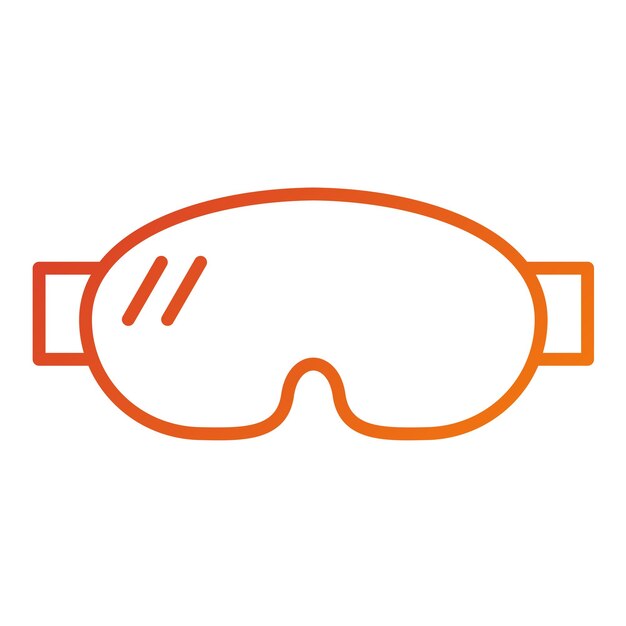Vector vector design goggles icon style