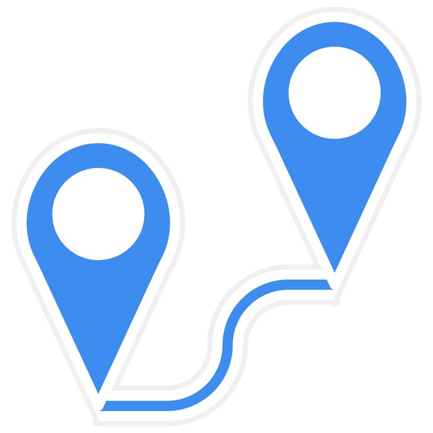 Vector vector design gps icon style