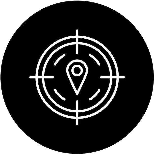 Vector Design GPS Icon Style