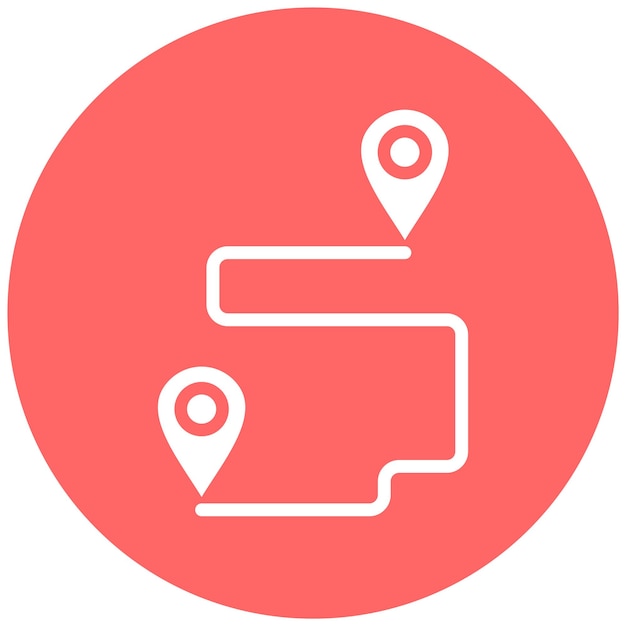 Vector Design GPS Icon Style