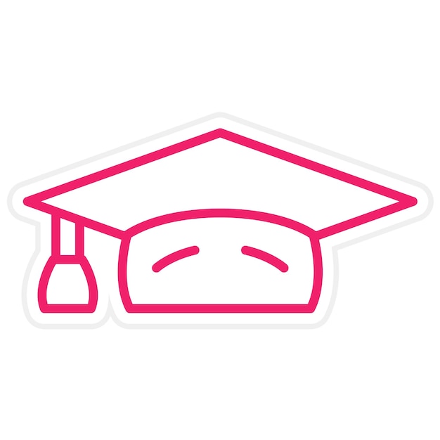 Вектор Векторный дизайн graduate icon style