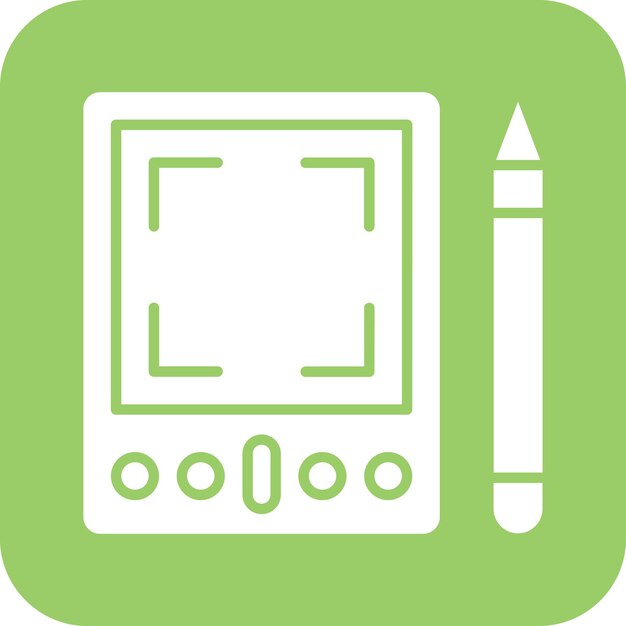 Vector Design Graphic Tablet Icon Style