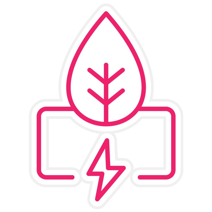 Vector vector design green energy icon style