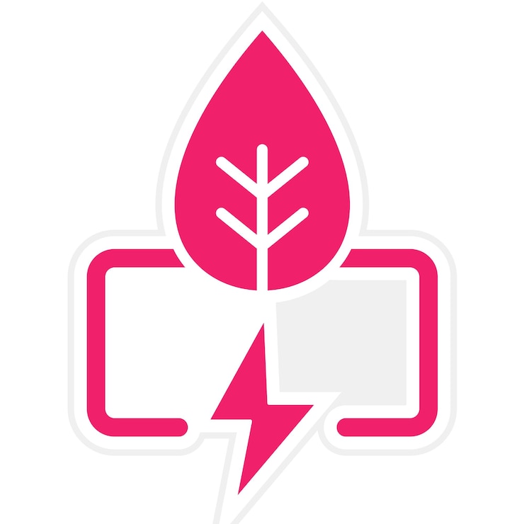 Vector vector design green energy icon style