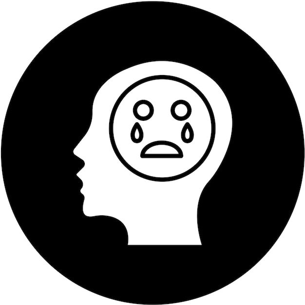 Vector Design Grief Icon Style