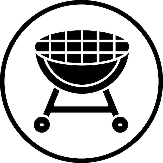 Vector Design Grill Icon Stijl