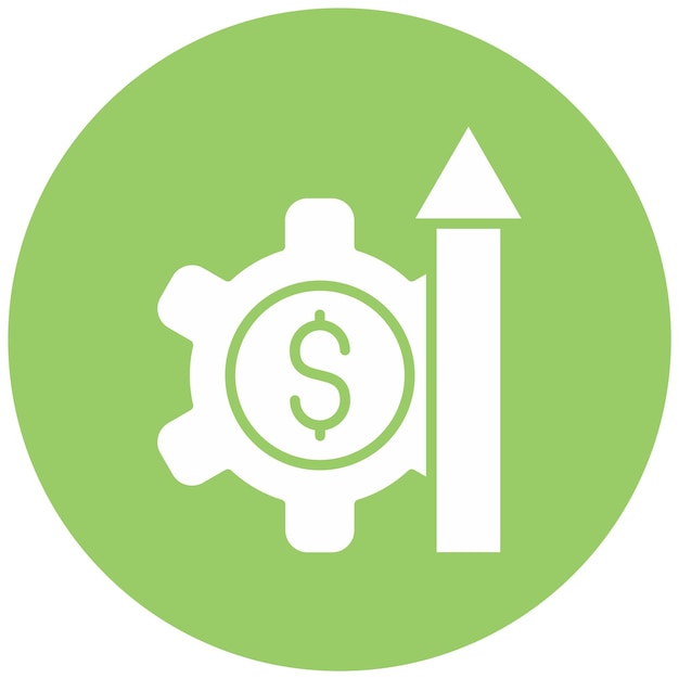 Vector Design Groei Hacking Icon Stijl