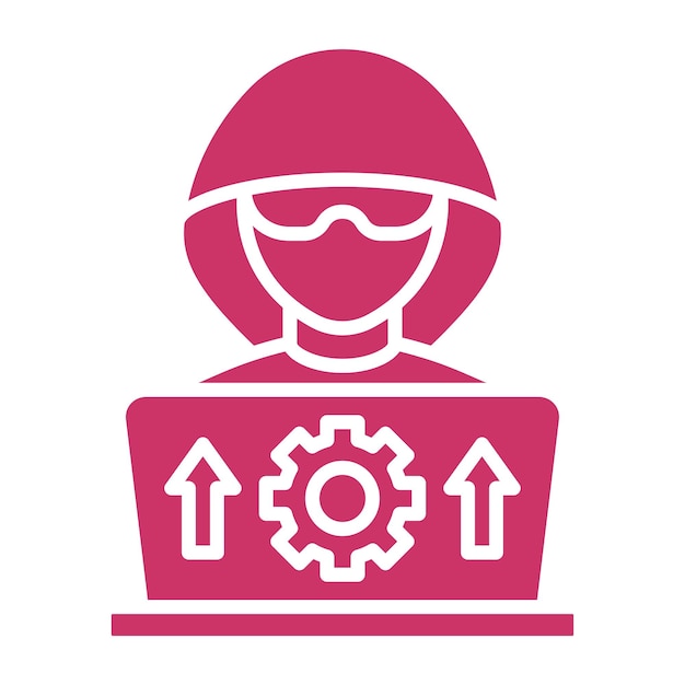 Vector Design Groei Hacking Icon Stijl