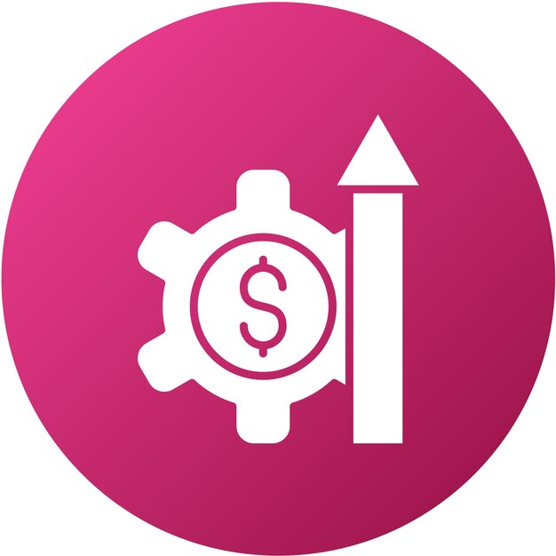 Vector Design Groei Hacking Icon Stijl