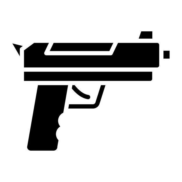 Vector Design Gun Icon Style