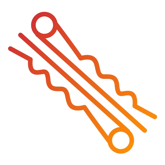 Vector vector design hair pin icon style