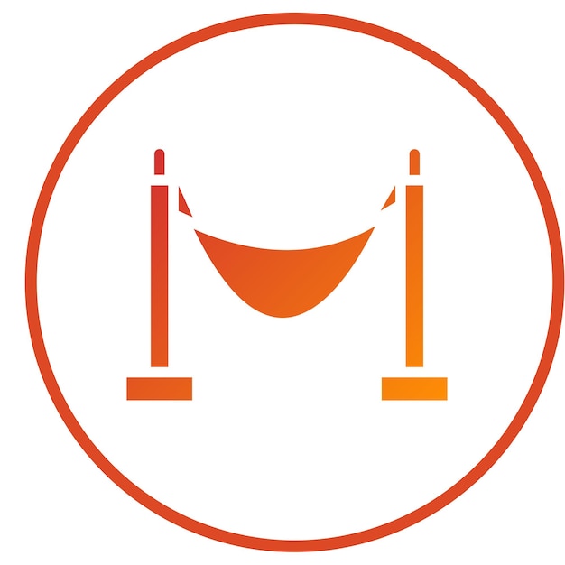 Vector vector design hammock icon style