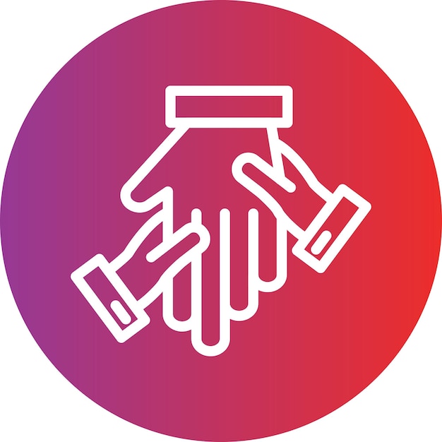 Vector Design Hand Massage Icon Style