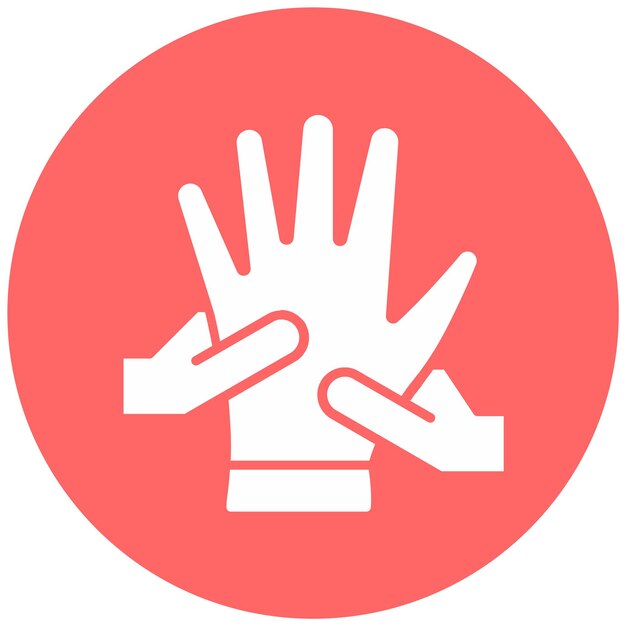 Vector Design Hand Massage Icon Style