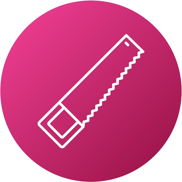 Vector vector design handsaw icon style