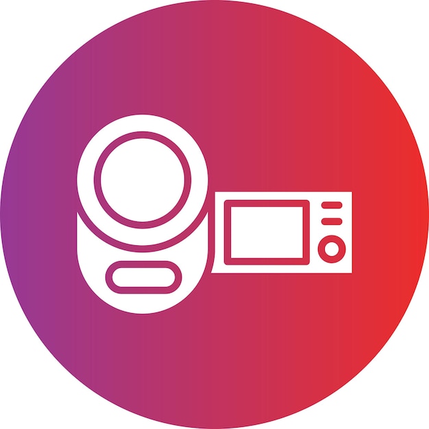 Vector Design Handycam Icon Style