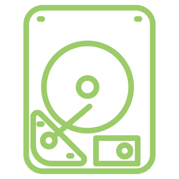 Vector vector design hard drive icon style