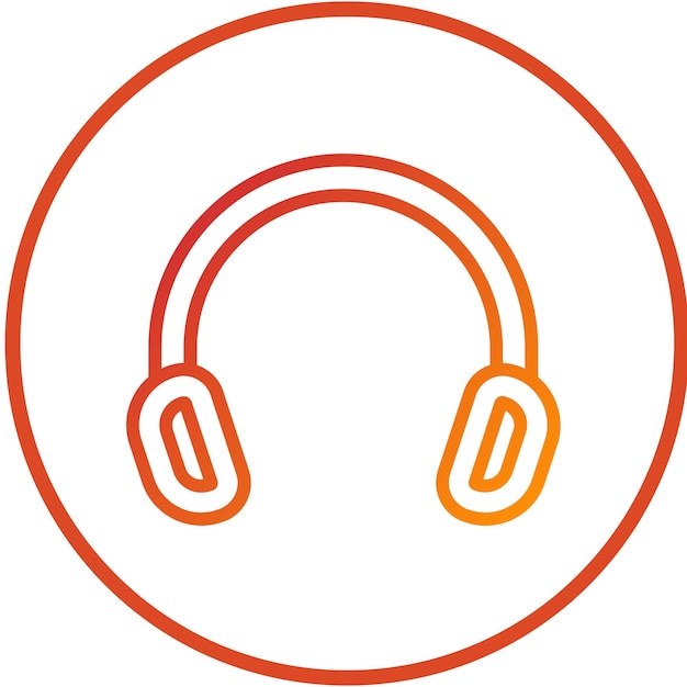 Vector vector design headphone icon style