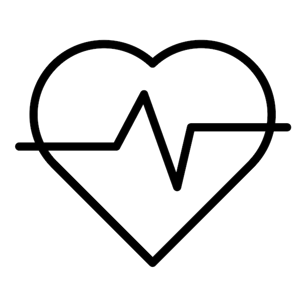 Vector vector design health heart icon style