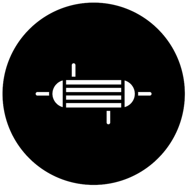 Vector Design Heat Exchanger Icon Style