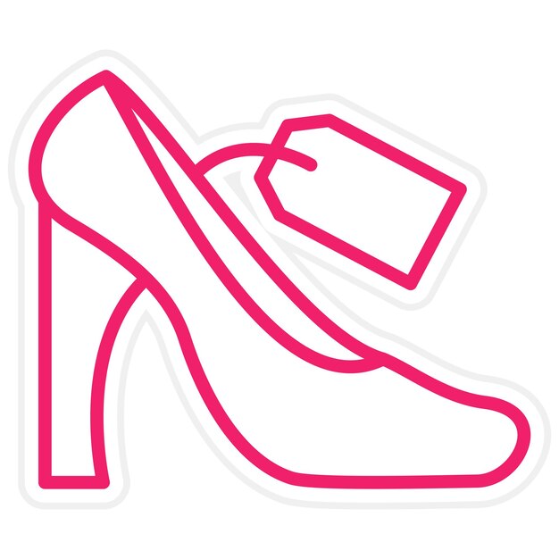 Vector vector design heel sale icon style