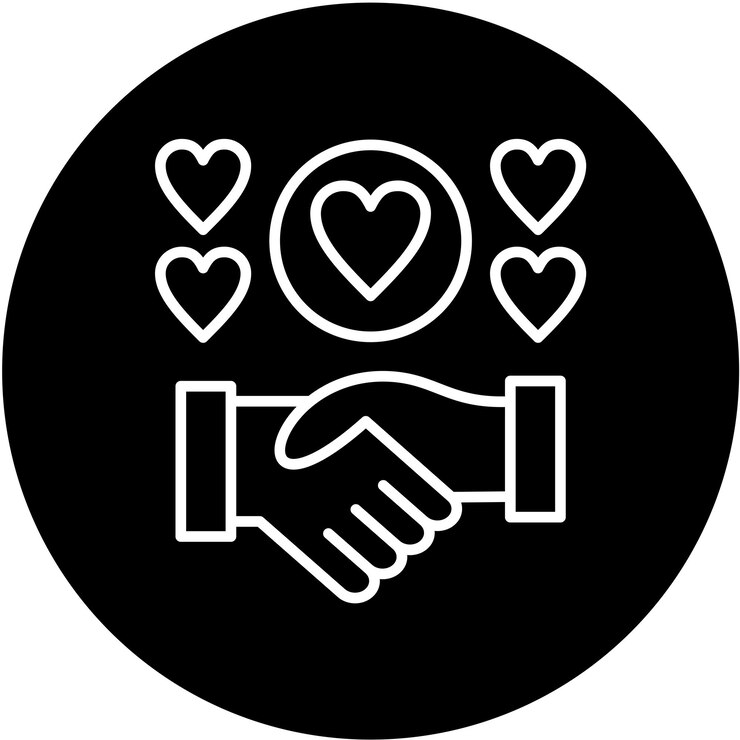 Vector vector design helping hand icon style